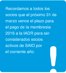 SAIO News Marzo 2016